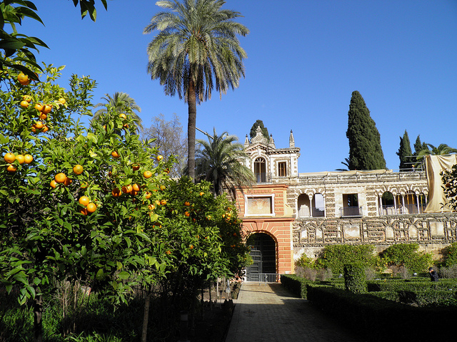 Alcazar palace complex Sevilla